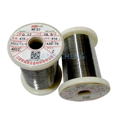 NF32 PTC Ni-Fe-legering hoog nikkel Mig draad weerstand voor verwarming Custom