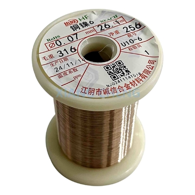 CuNi6 NC010 2.0807 Performance CuNi-legeringsdraad voor scheepsbouw en chemische industrie