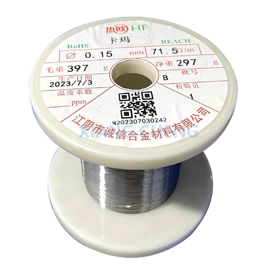 Karma Ni-Cr-Al-Fe 6J22/6J422 Precision Resistance Wire High-Performance Solution voor fijne weerstandselementen