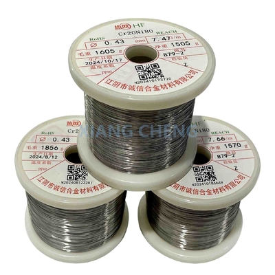 Cr20Ni80 80Ni20Cr/NiCr8020 Ultieme oplossing voor elektrische verwarming en chemische verwerking bij extreme temperaturen