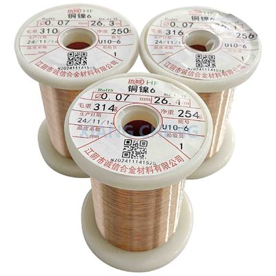 Precieze en stabiele T-type thermocouple draad positieve been Cu ((TP) voor wetenschappelijk onderzoek en vochtbestandheid